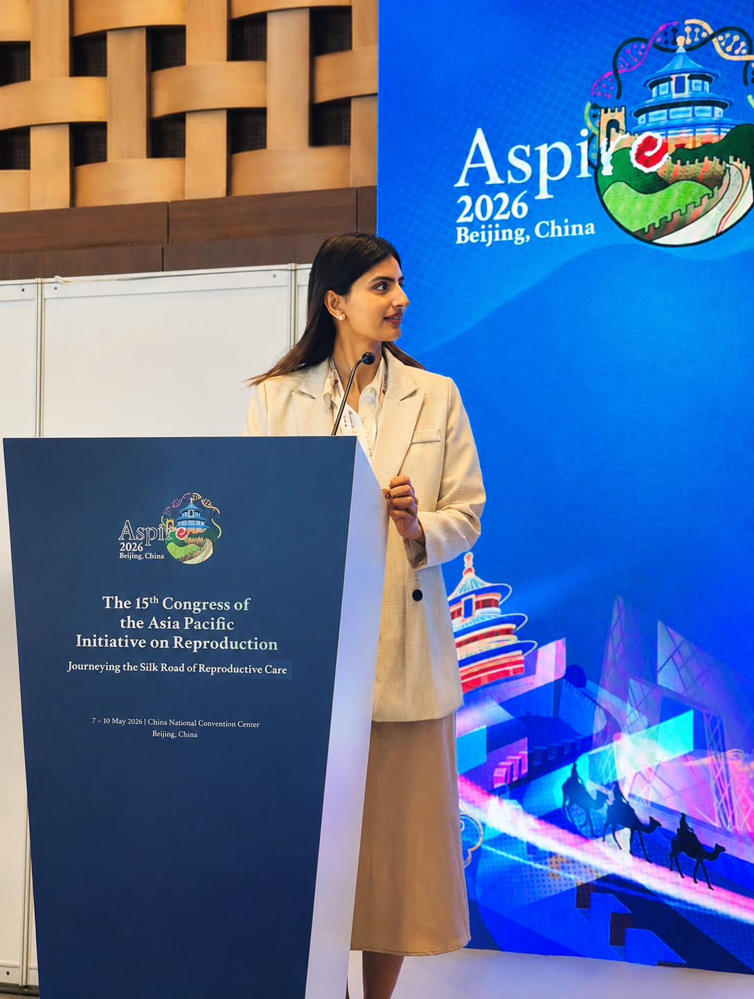EPIA researcher presenting at the 15th ASPIRE Congress in Beijing